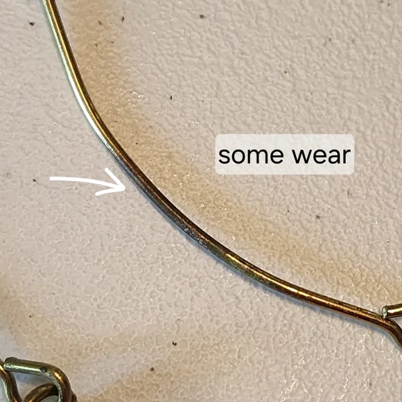 Fashion Jewelry Gold Drop Mixed Metal Geometric Necklace Brutalist Trending - Picture 8 of 9